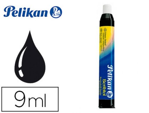 Tinta da china preta com carregador 9 ml , Pelikan , 10653 , 4012700201409